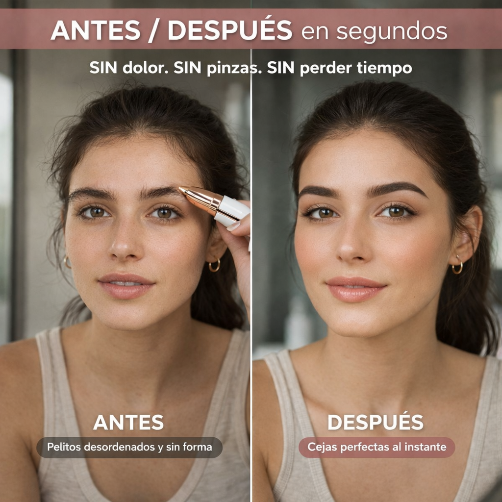 "Cejas Perfectas en 30 segundos, sin dolor ni pinzas"